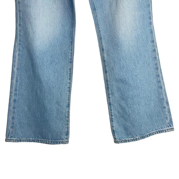 NWT Levi’s Math Club Flare High Rise Crop Jeans Denim in Light Wash Size 30 - Picture 5 of 11